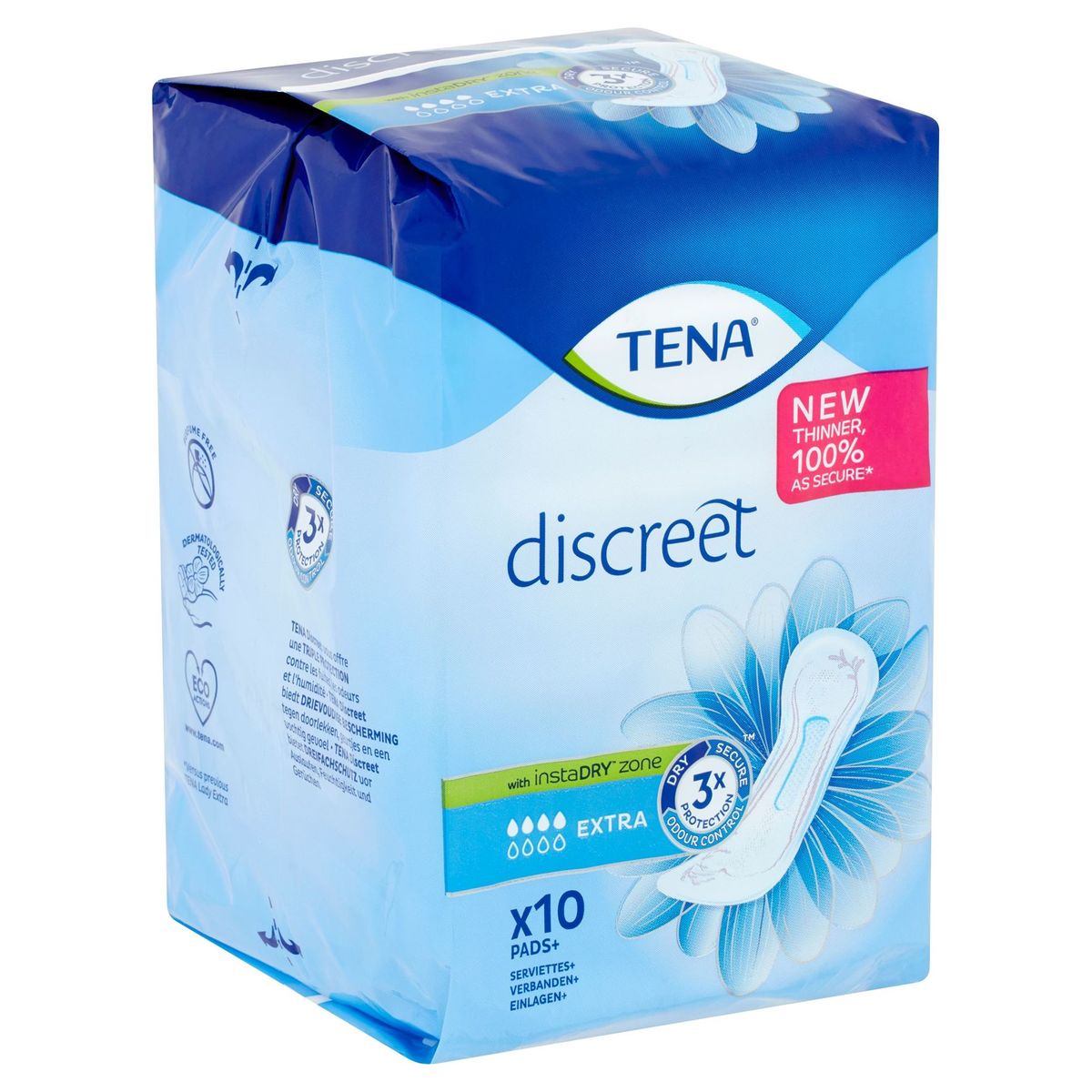 Tena Discreet Extra 10 Serviettes+
