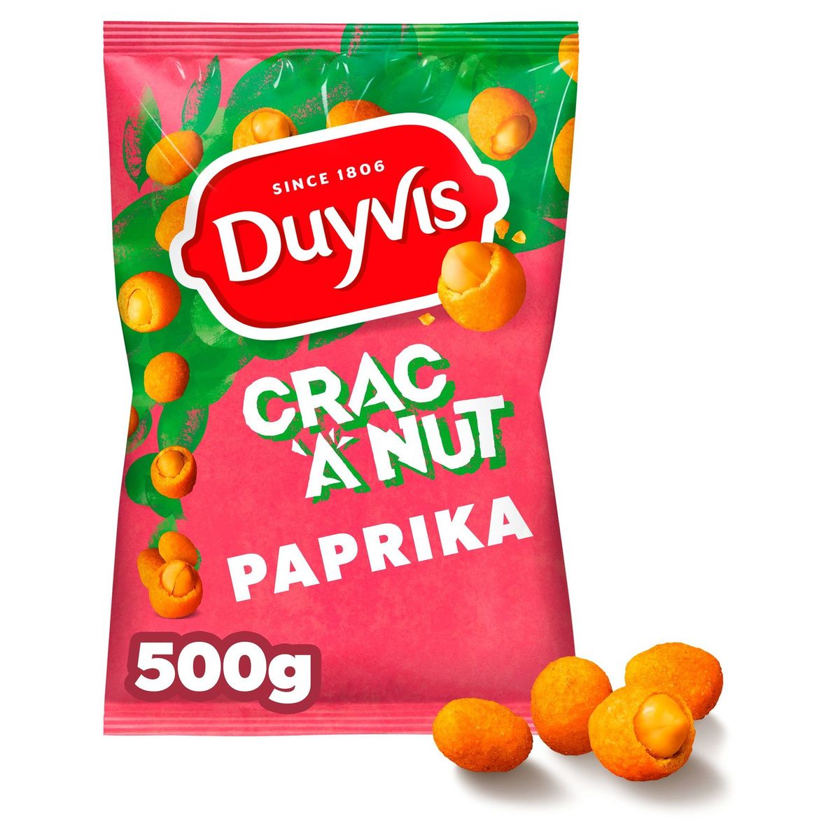 Duyvis Crac A Nut Pinda's Paprika Flavour 500g