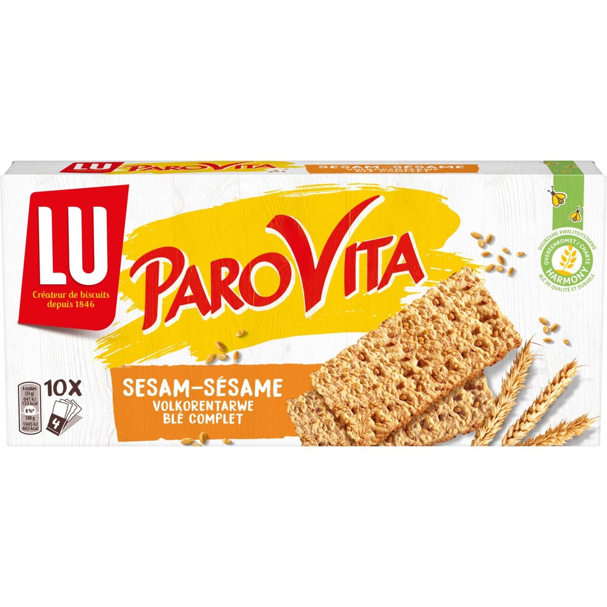 LU Parovita Toasts Crackers Sésame 330 g