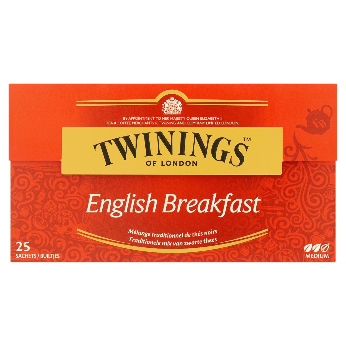 Twinings of London English Breakfast 25 Sachets 50 g