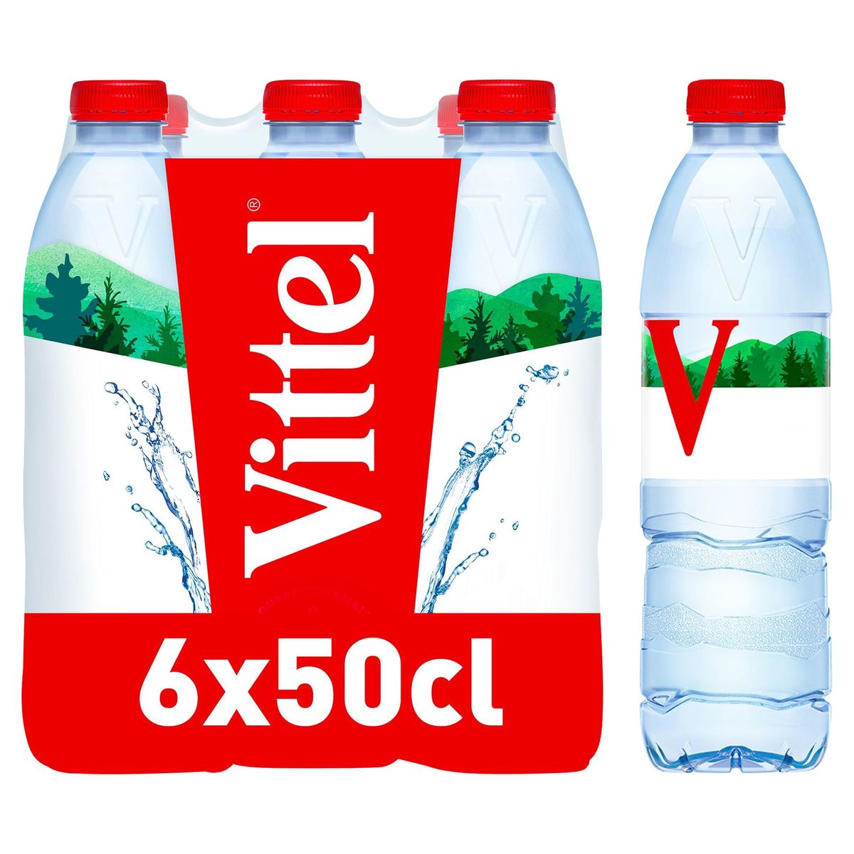 Vittel natuurlijk mineraalwater niet bruisend 6 x 50cl