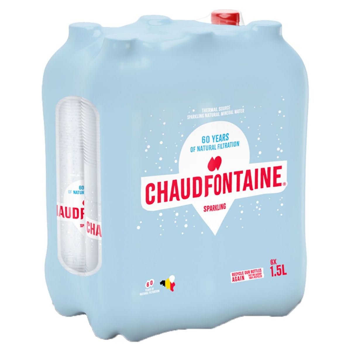 Chaudfontaine Sparkling Pet 1500 ml X 6