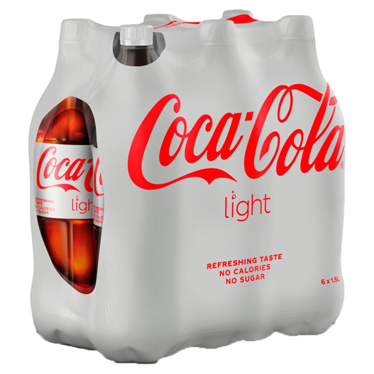 Coca-Cola Light Coke Soft drink Pet 6 x 1500 ml