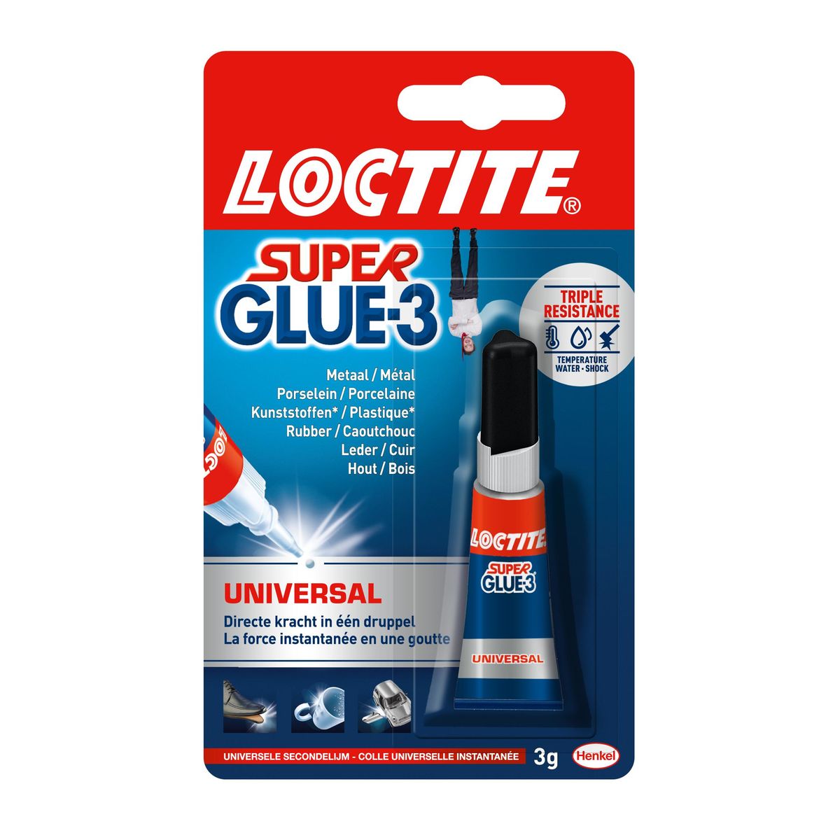 Loctite Super Glue-3 Universal Colle universelle instantanée 3g