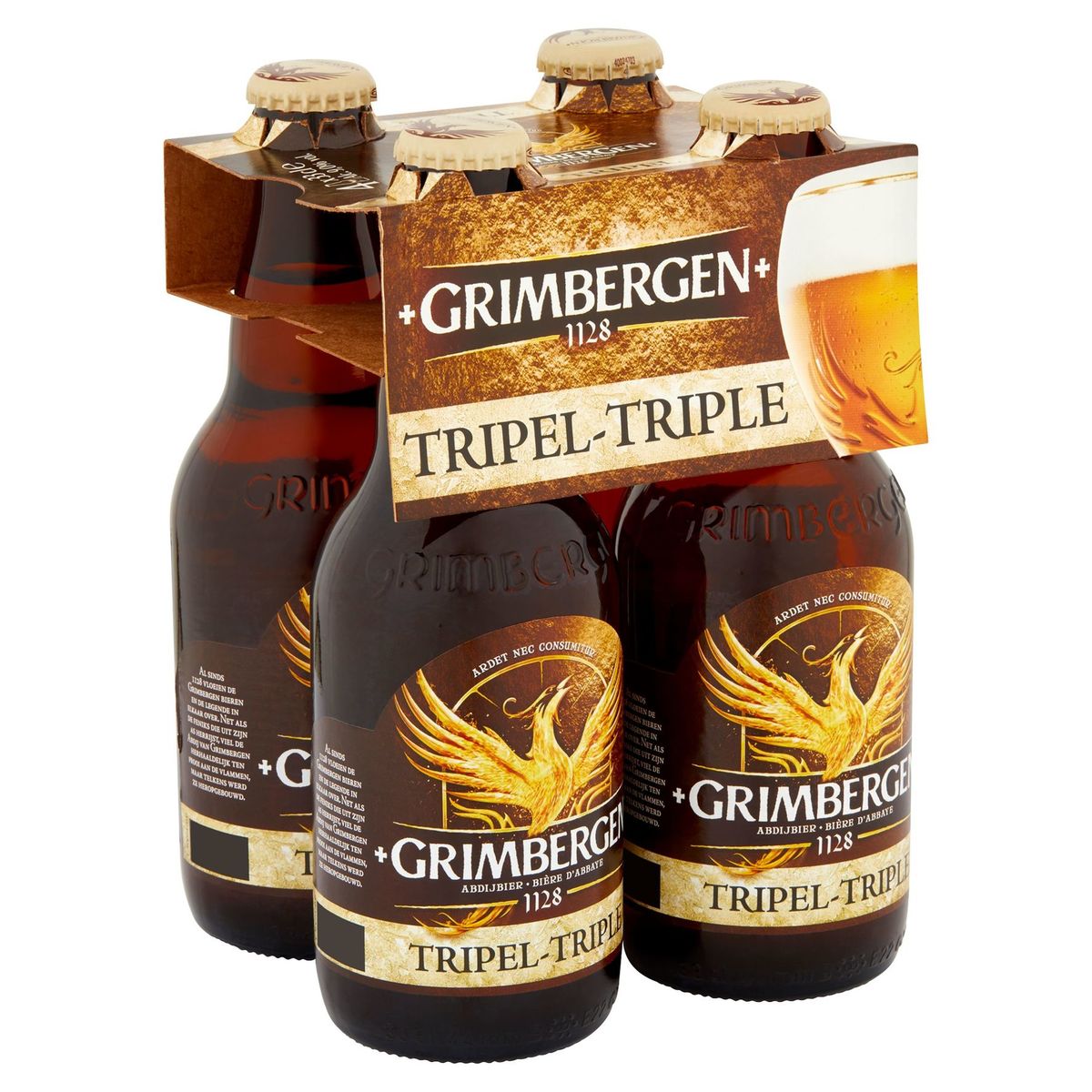 Grimbergen Bière d'abbeye Triple 9% ALC Bouteille 4x33cl