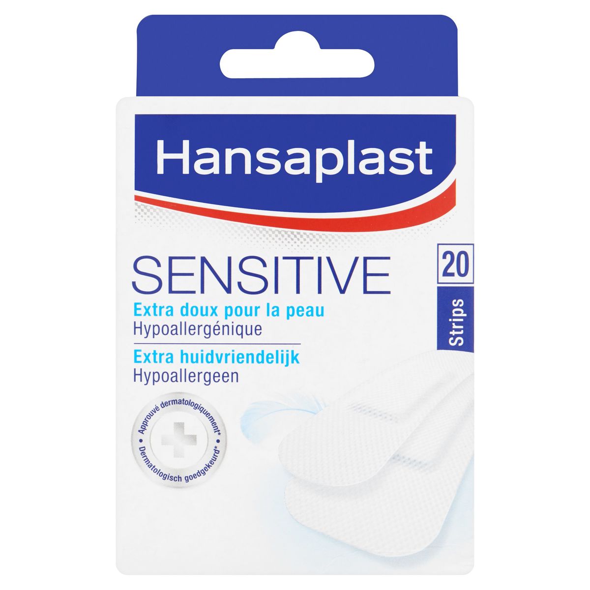 Hansaplast Sensitive Hypoallergeen 20 Strips