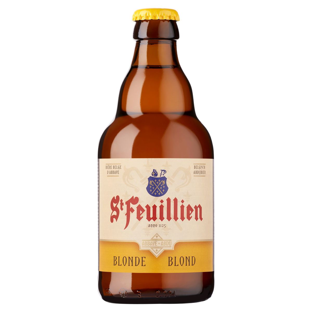St Feuillien Bière Belge d'Abbaye Blonde Bouteille 33 cl