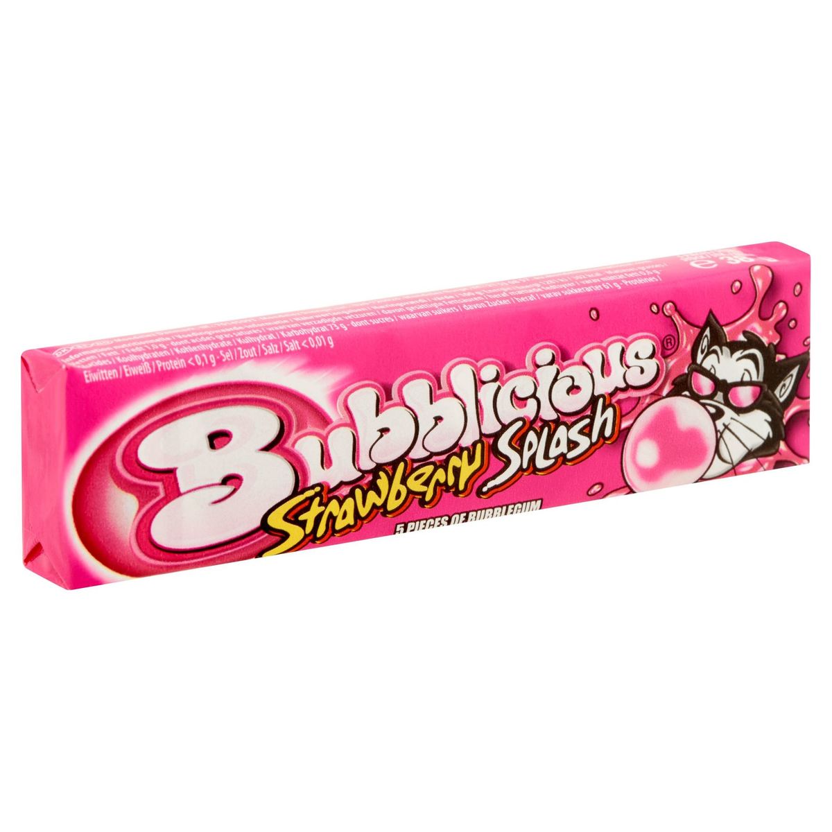 Bubblicious Chewing-gum Fraise Single 38 g