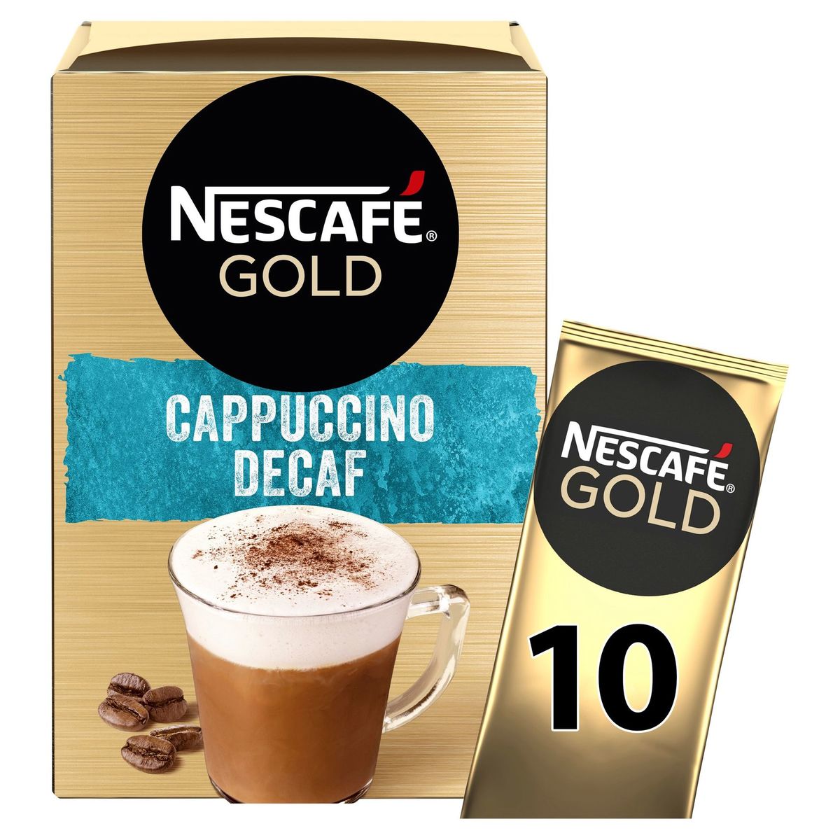 Nescafé Gold Koffie Cappuccino Decaf Zakjes 125 g