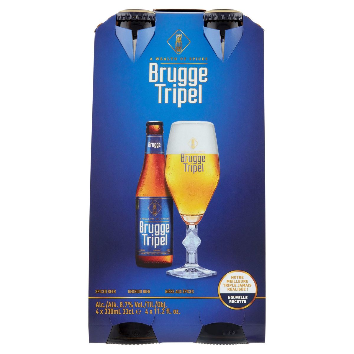 Brugge Tripel Gekruid Bier Flessen 4 x 330 ml