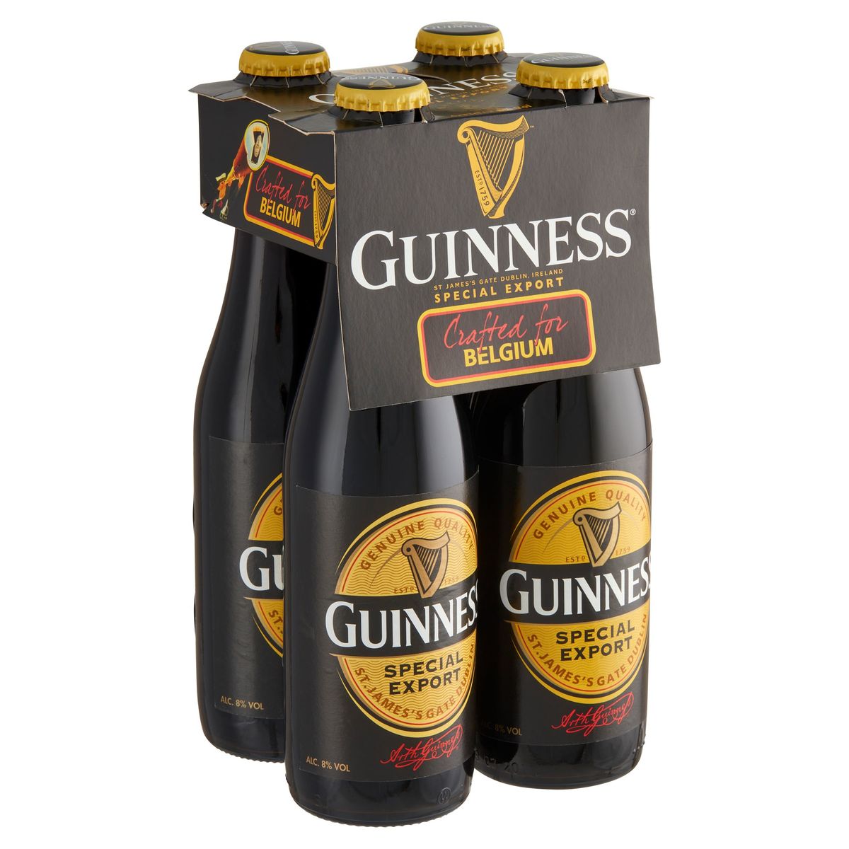 Guinness Special Export Flessen 4 x 33 cl