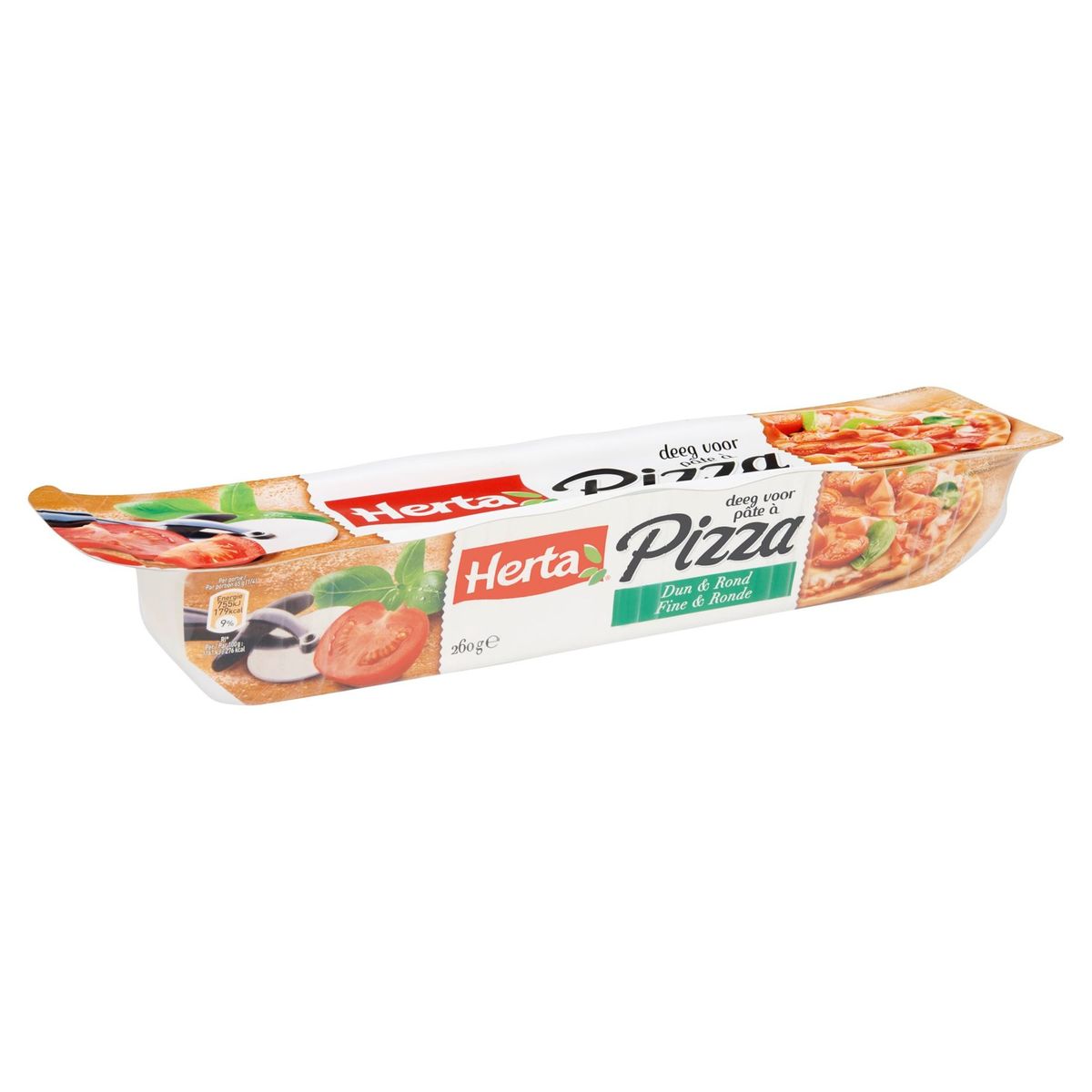 HERTA Pâte à Pizza Fine Ronde 260 g