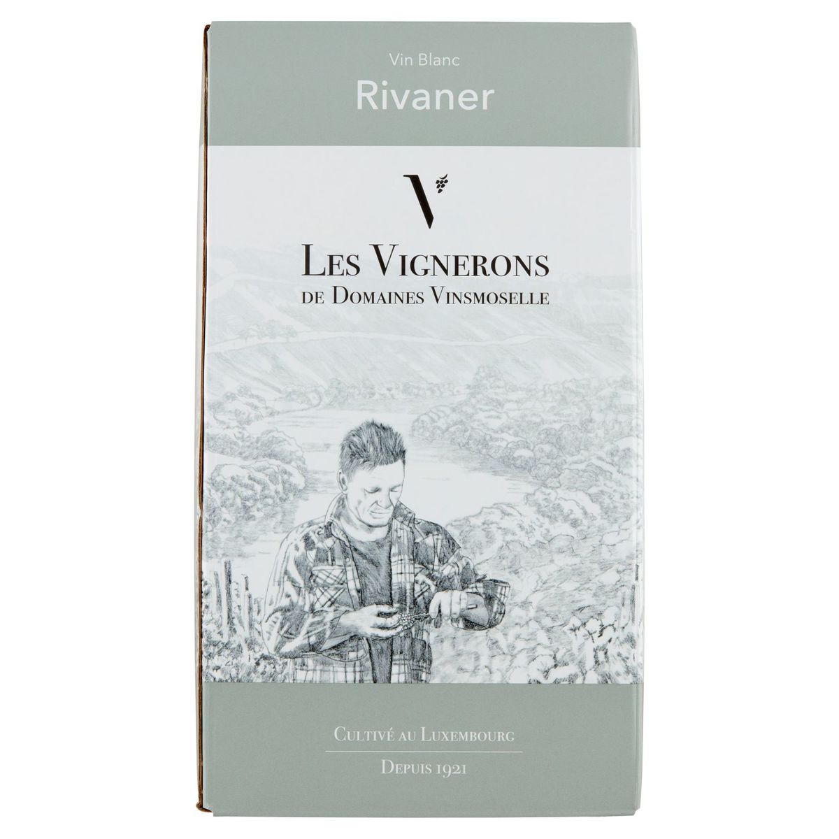 Luxemburg Les Vignerons des Domaines Vinsmoselle Witte wijn Rivaner 3L