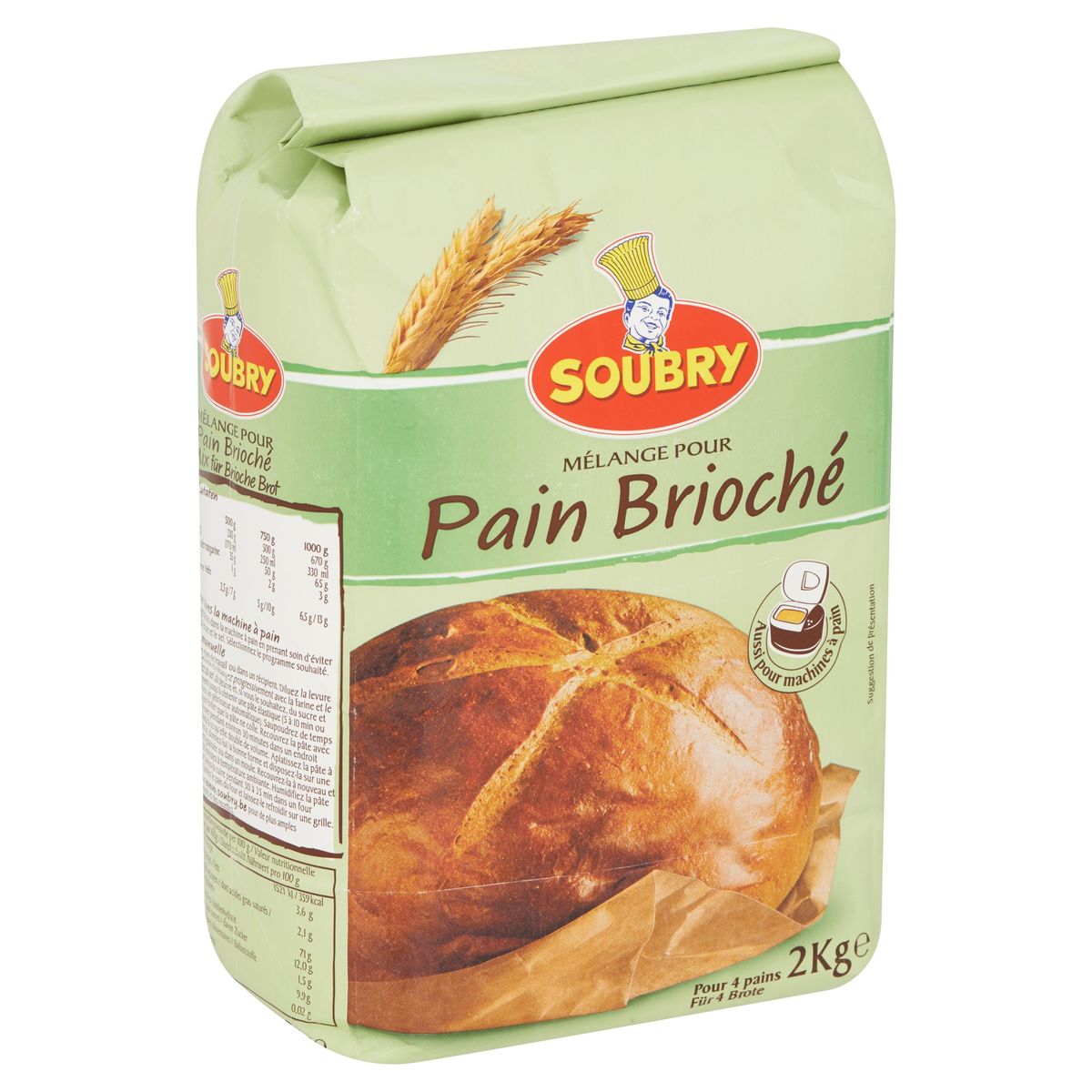 Soubry Farine pour Pain Brioché 2kg