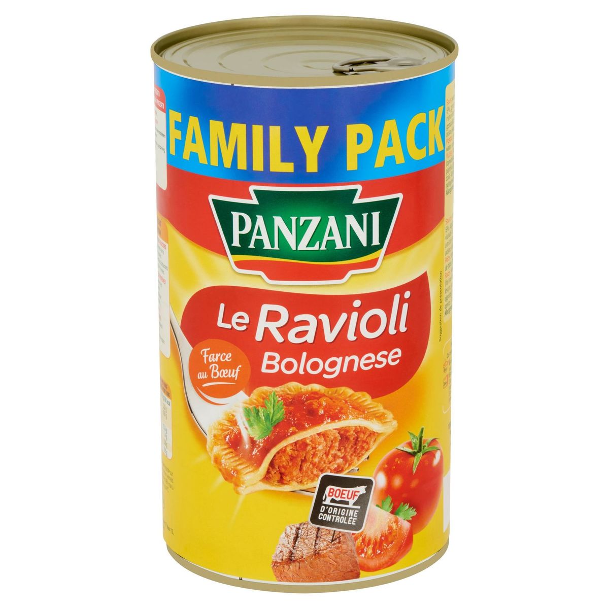 Panzani le Ravioli Bolognese Farce au Bœuf Family Pack 1200 g