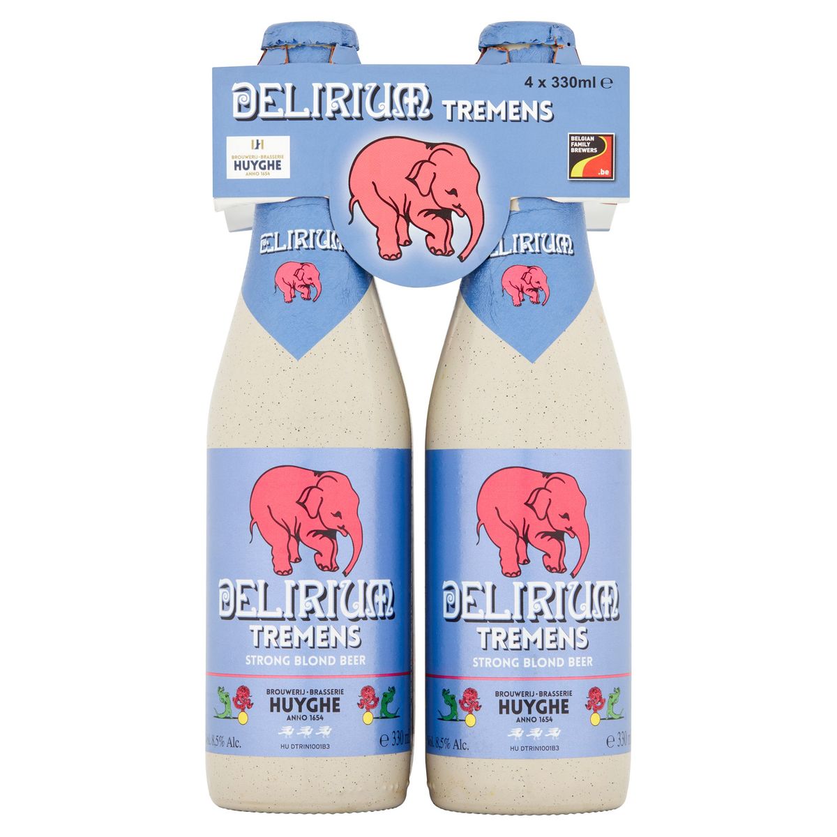 Delirium Tremens Strong Blond Beer Bouteilles 4 x 330 ml