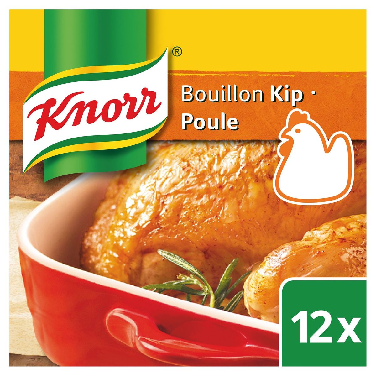 Knorr Original Bouillon Poulet 12 Cubes de Bouillons 12 x 10 g