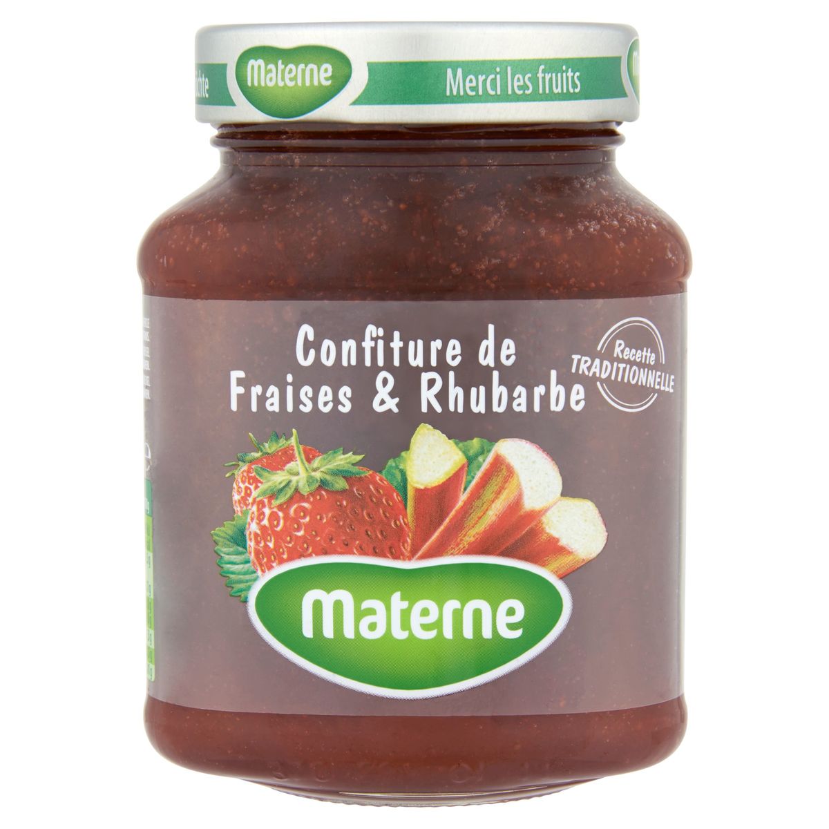 Materne Confiture de Fraises & Rhubarbe 450 g