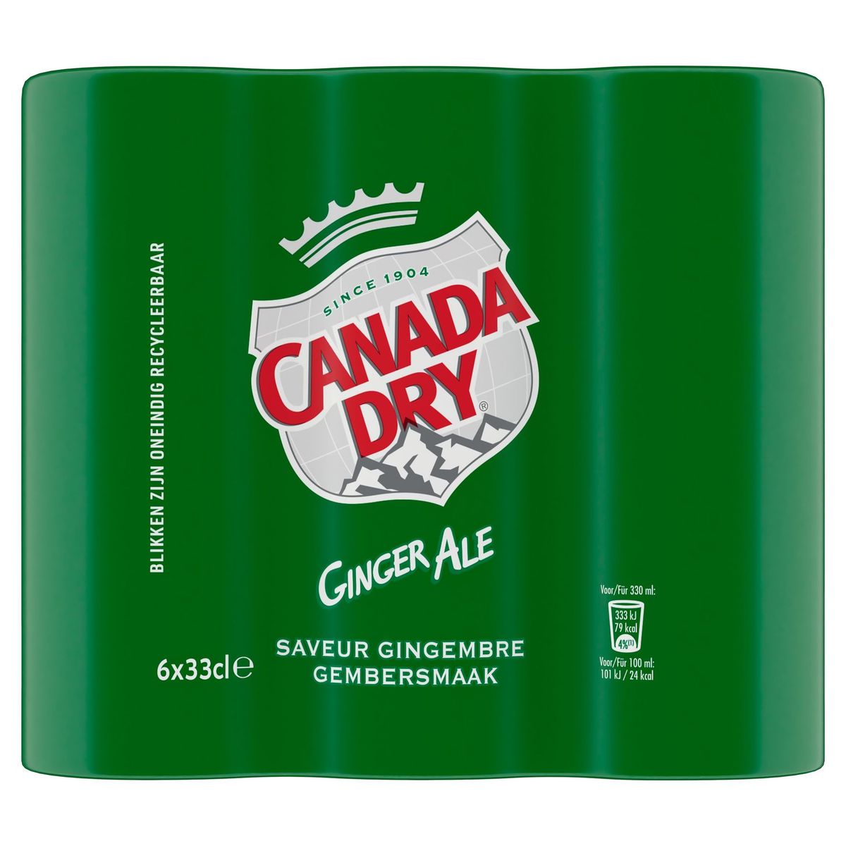 Canada Dry Ginger Ale 6 x 33 cl