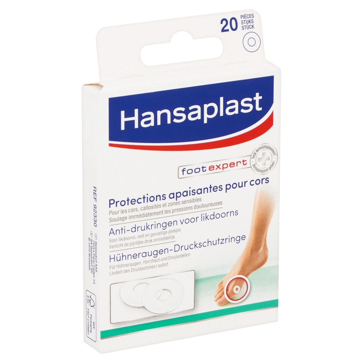 Hansaplast Foot Expert Protections Apaisantes pour Cors 20 Pièces