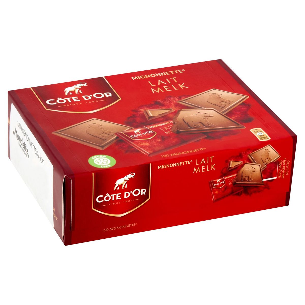 Côte d'Or Mignonnette Lait 120 Pièces 1200 g | Carrefour Site