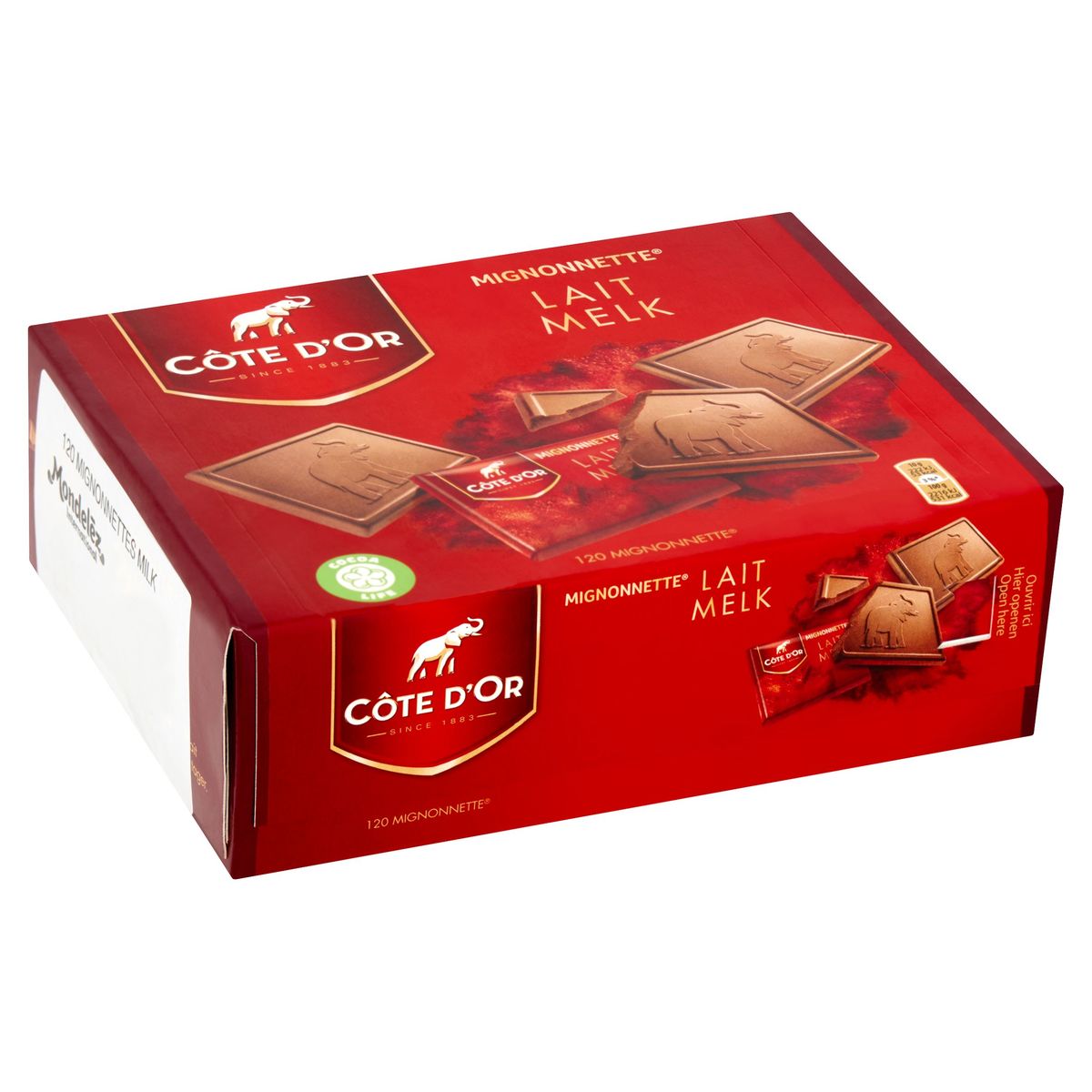 Côte d'Or Mignonnettes Pralines Chocolat Au Lait 120 x 10 g