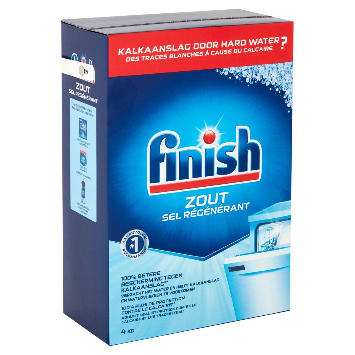 Sel de Finish Sel pour lave-vaisselle 3 kg + Finish de rinçage de finition  écologique