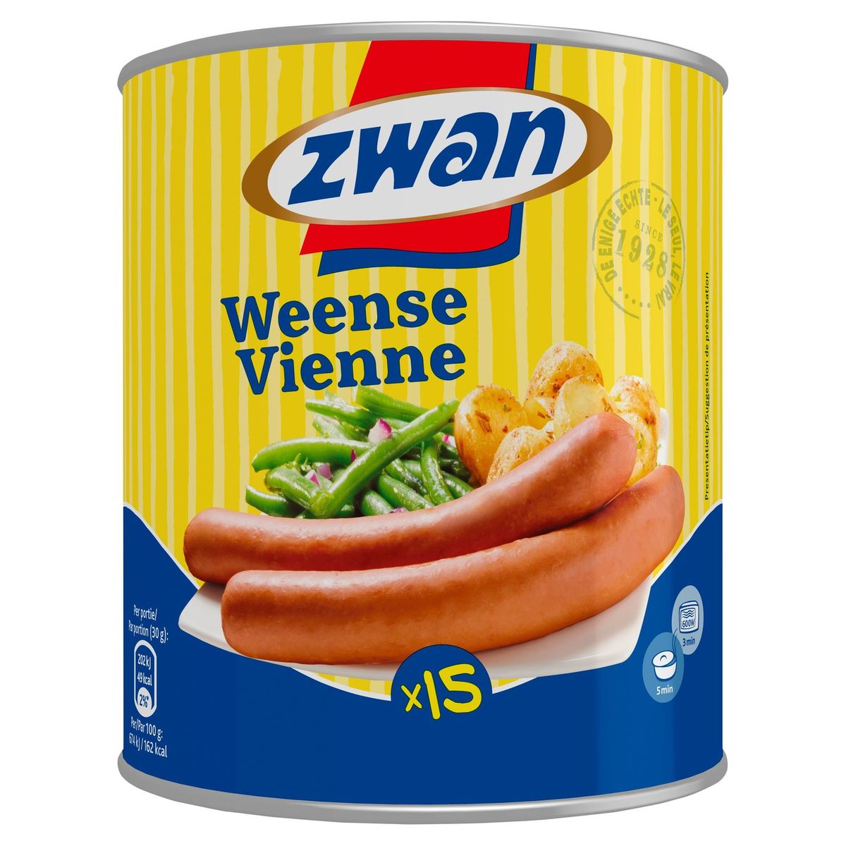 Zwan Worst Weense 860 g