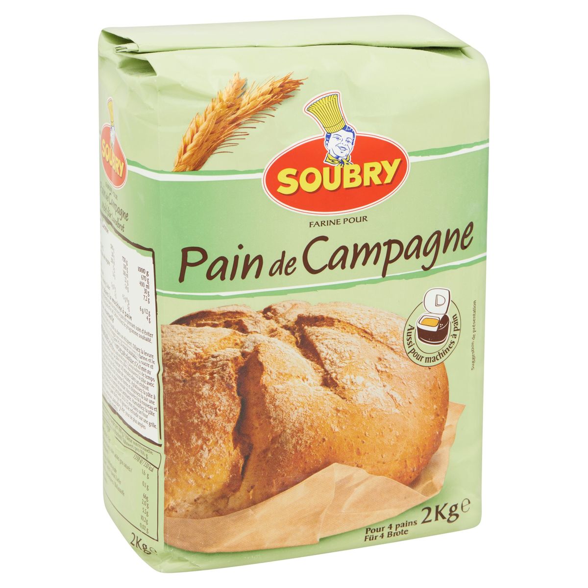Soubry Farine pour Pain de Campagne 2kg