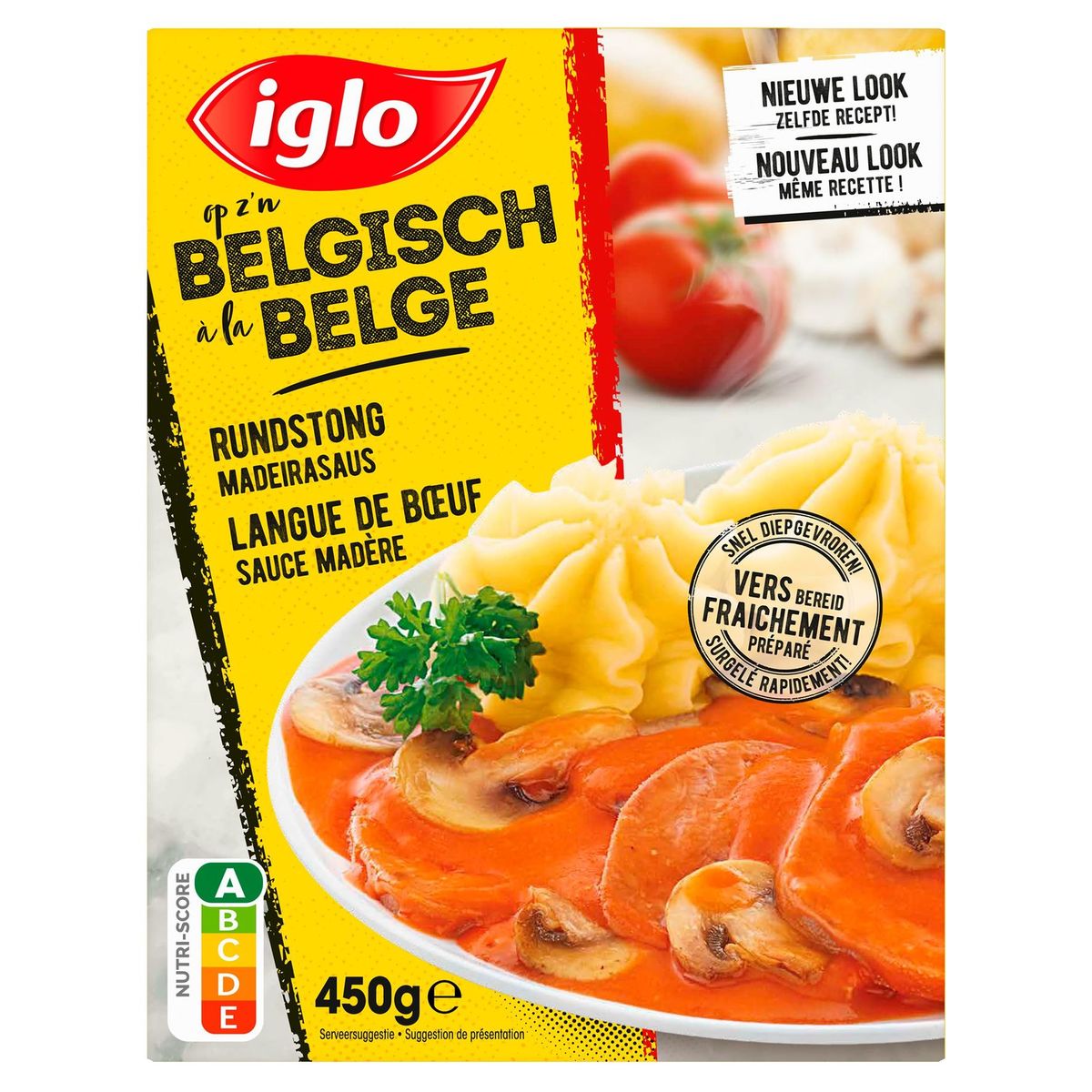 Iglo Langue de Bœuf Sauce Madère 450 g
