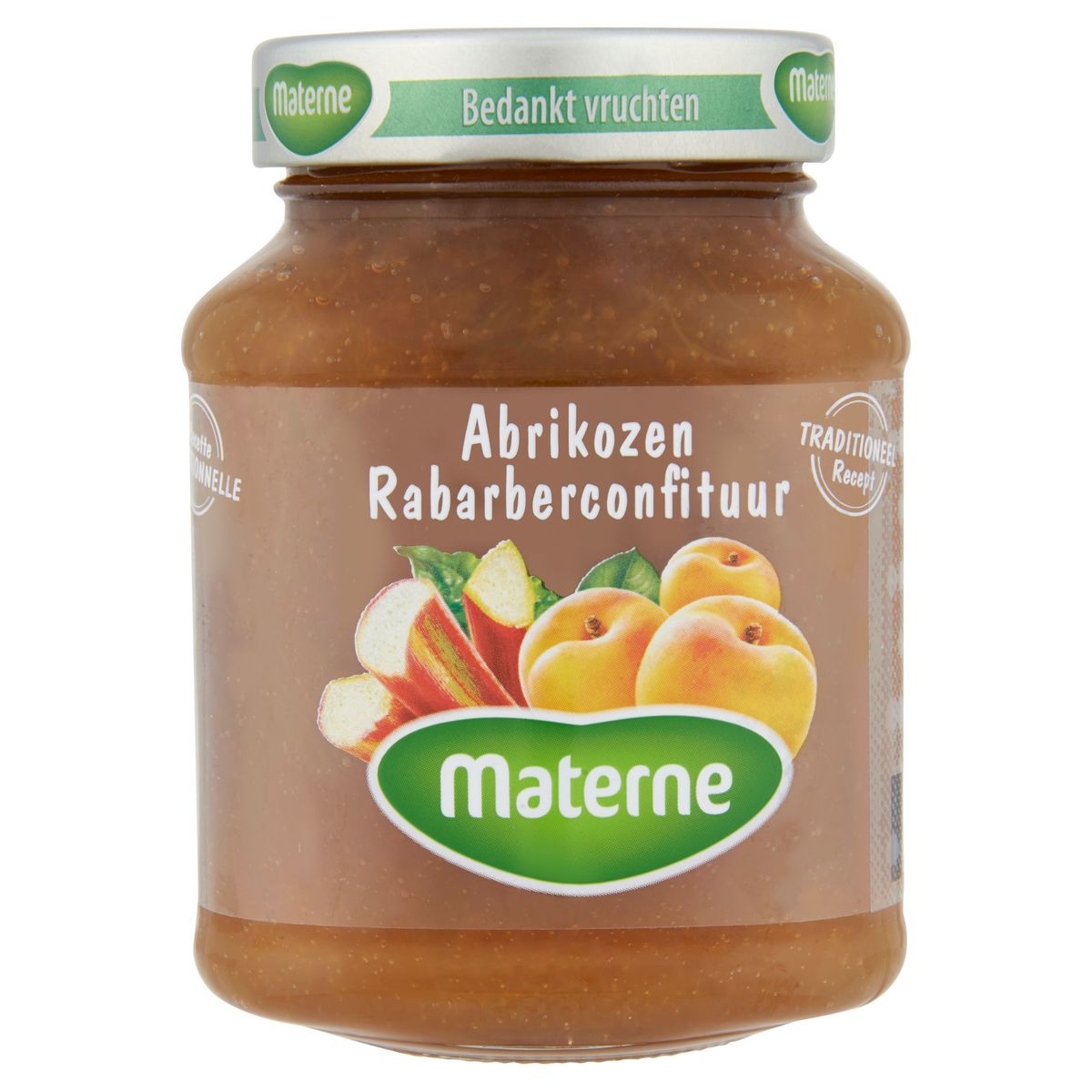 Materne Confiture d'Abricots & Rhubarbe 450 g