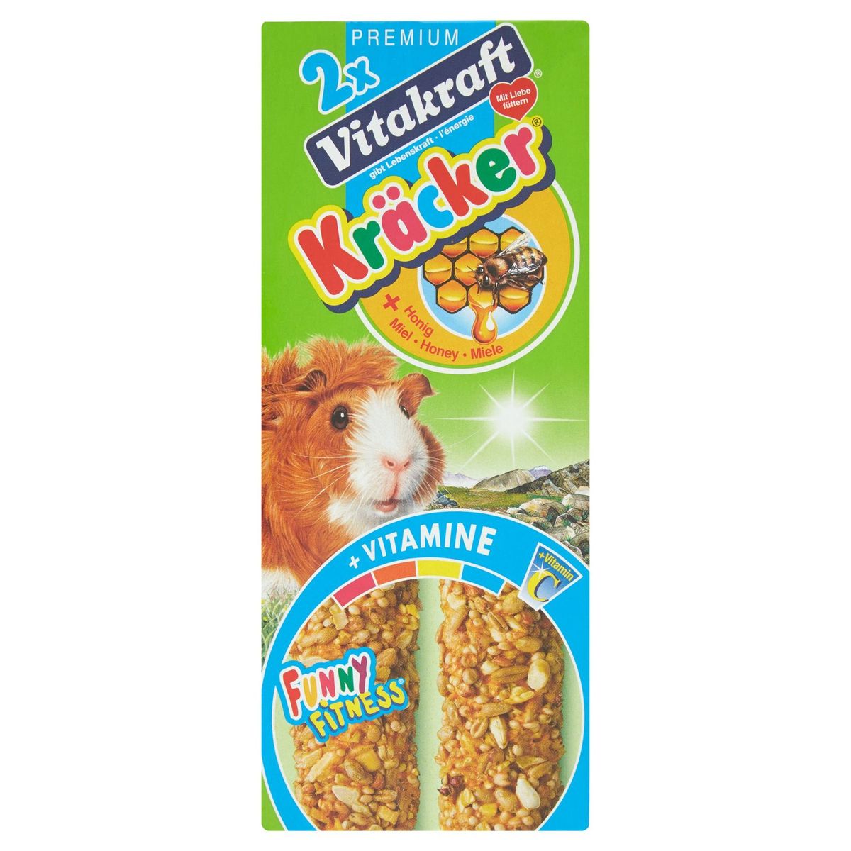 Vitakraft 2 x Crackers au miel pour cochon d'Inde 112 g