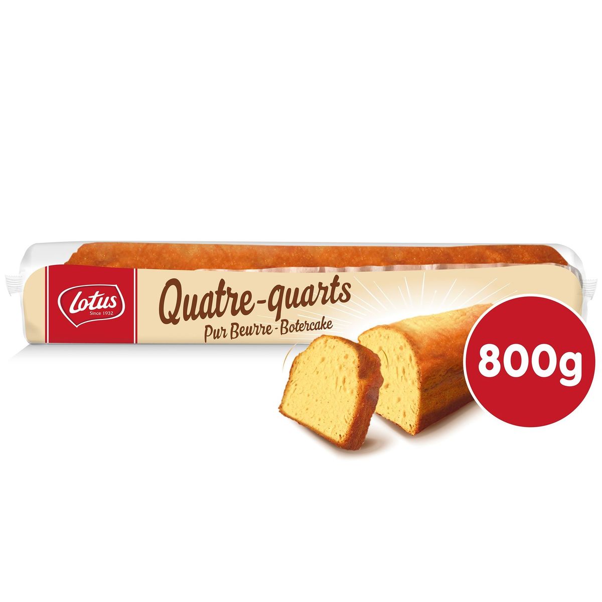 Lotus Quatre-Quarts Pur Beurre 800 g