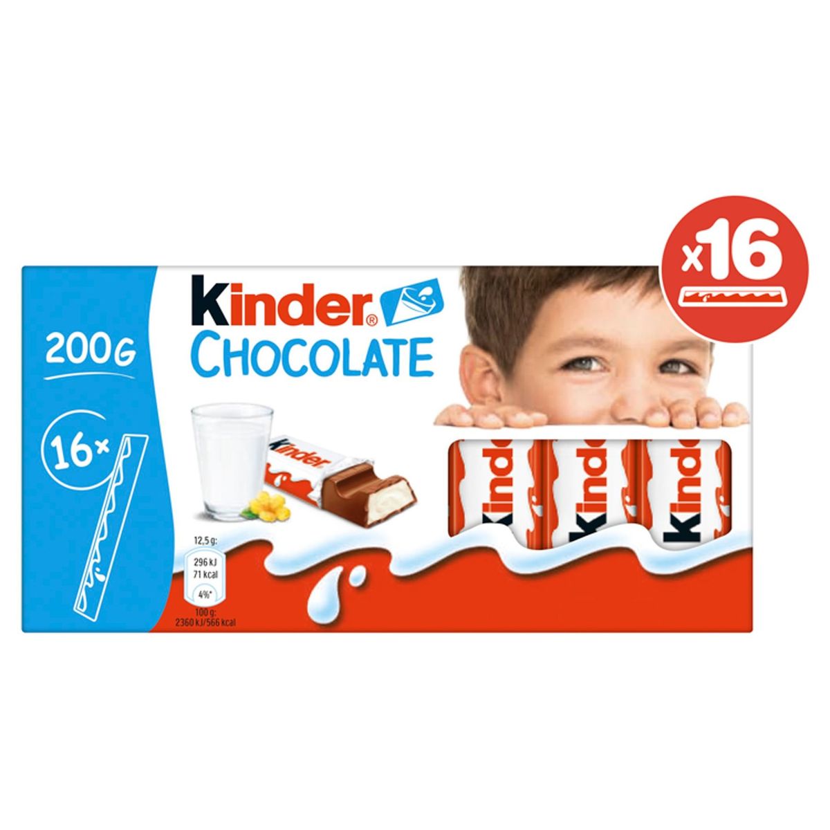 Kinder Chocolate 16 Reepjes 200 g