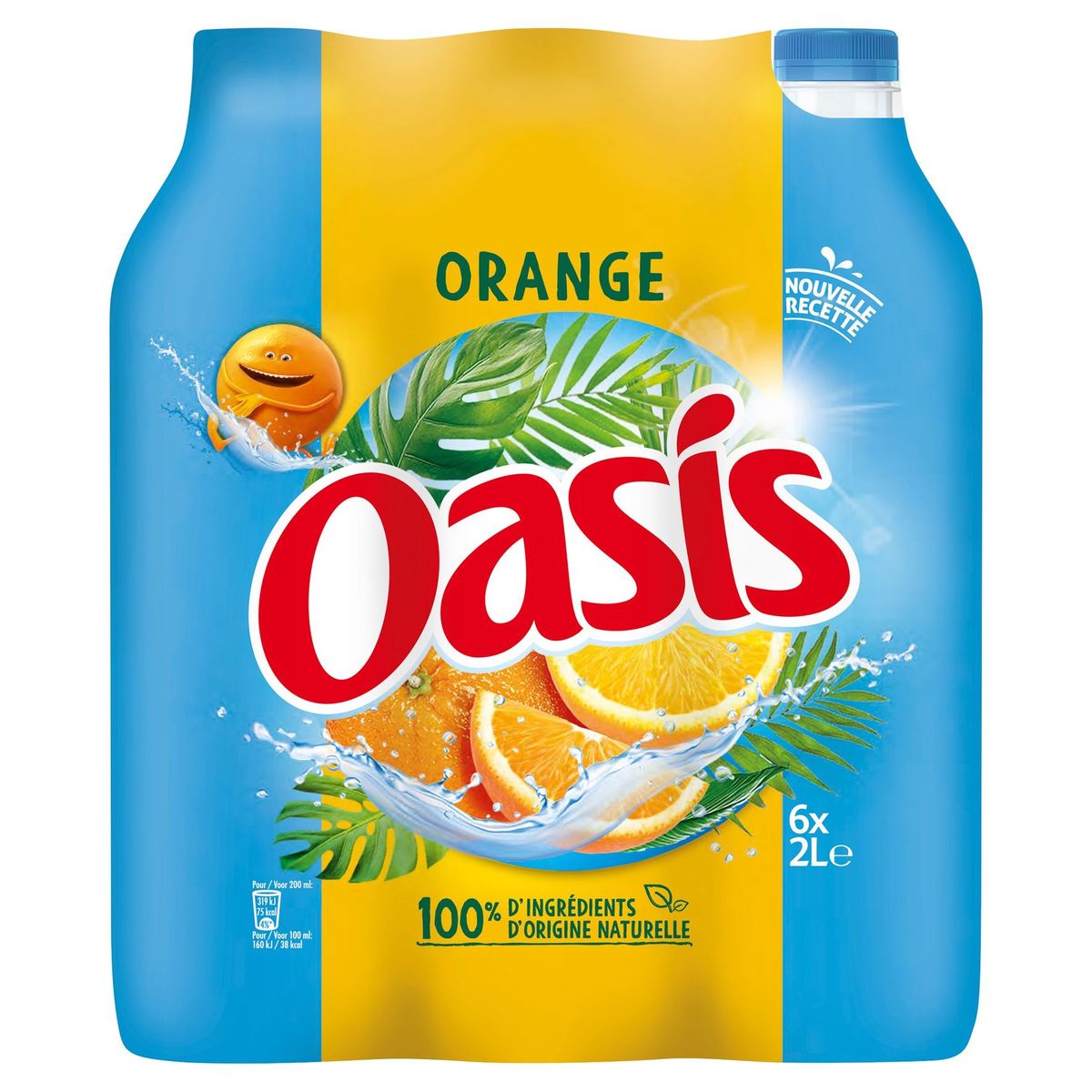 Oasis Duo Sinaasappel 6 x 2 L