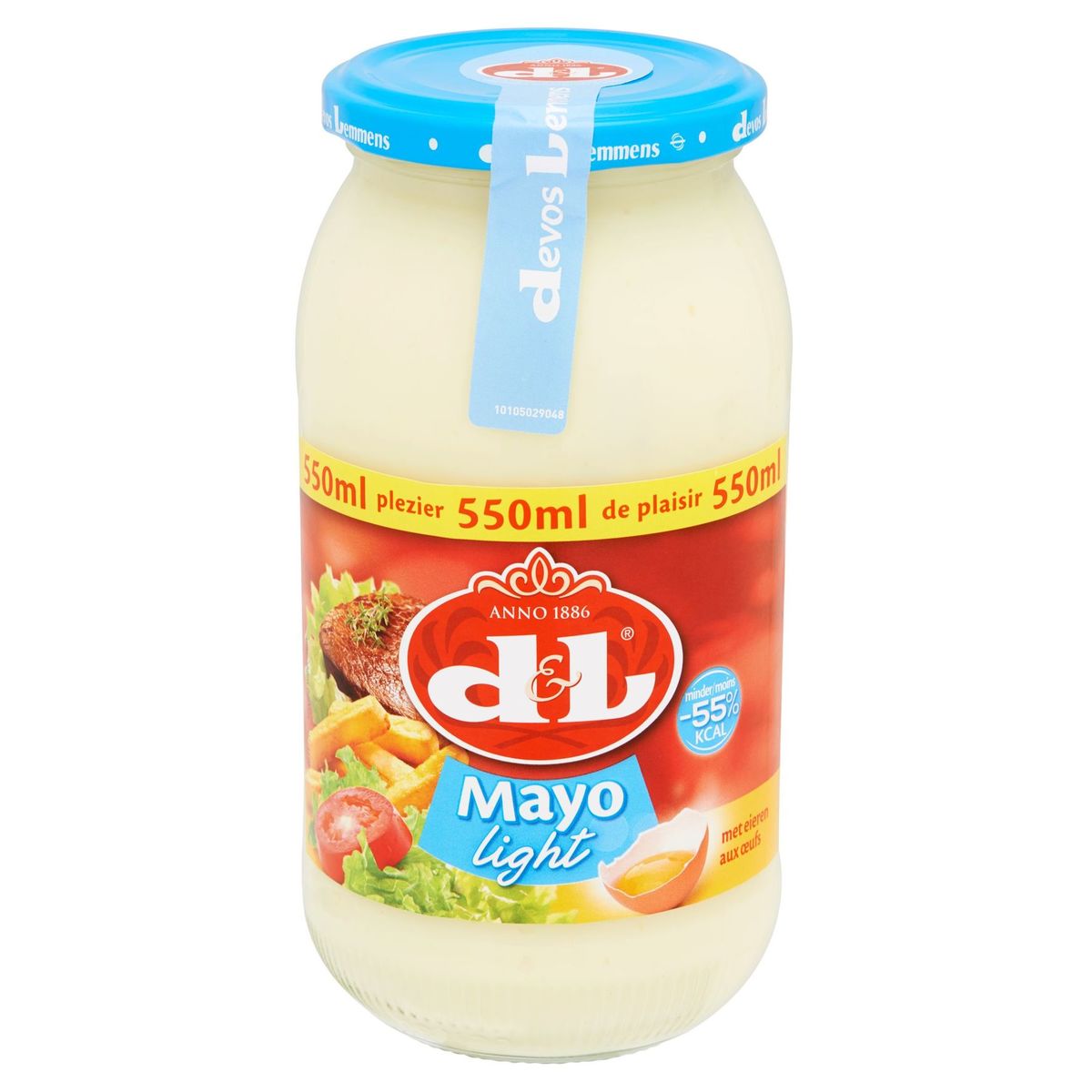 Devos Lemmens Mayo Light aux Œufs 550 ml
