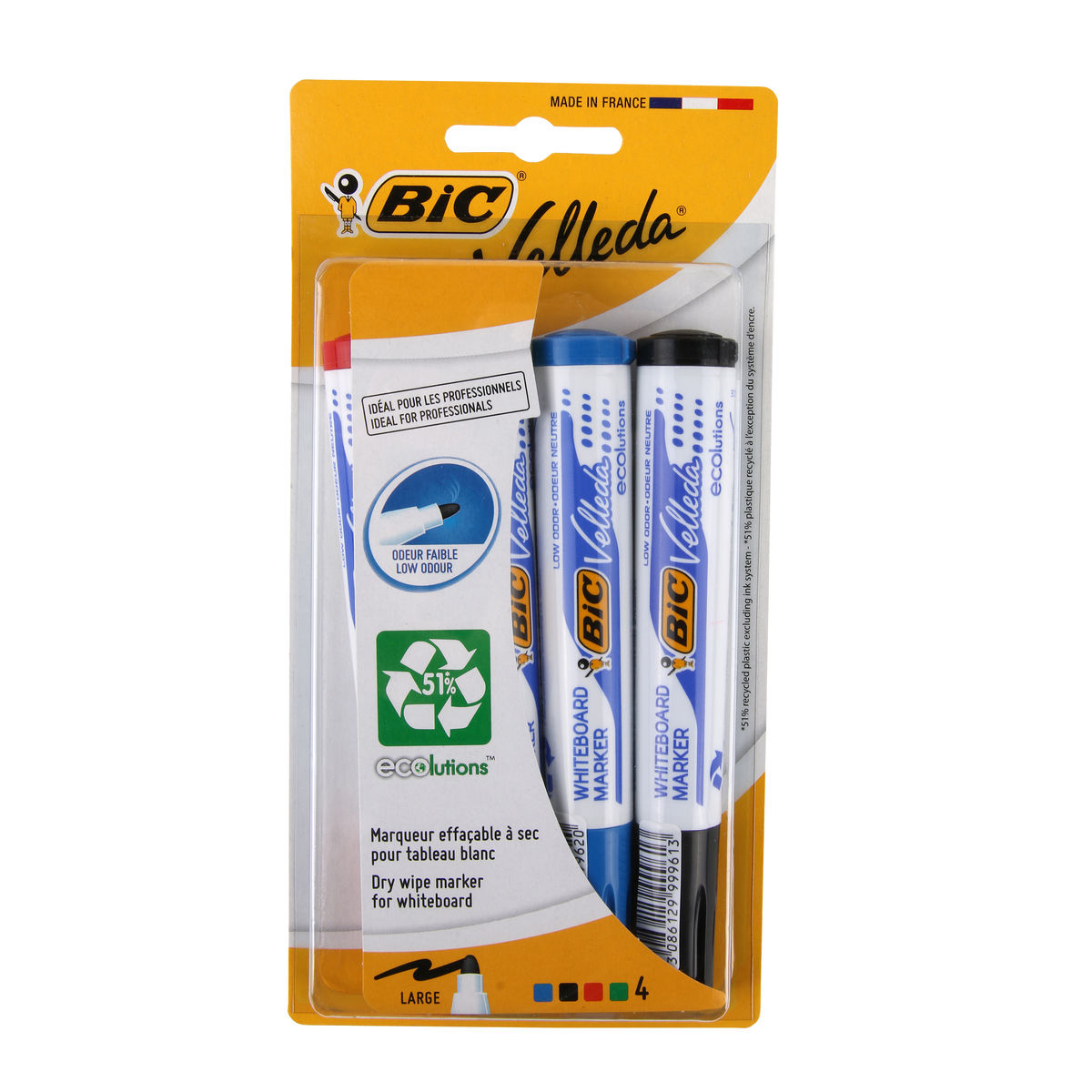 BIC 4 Whiteboard markers