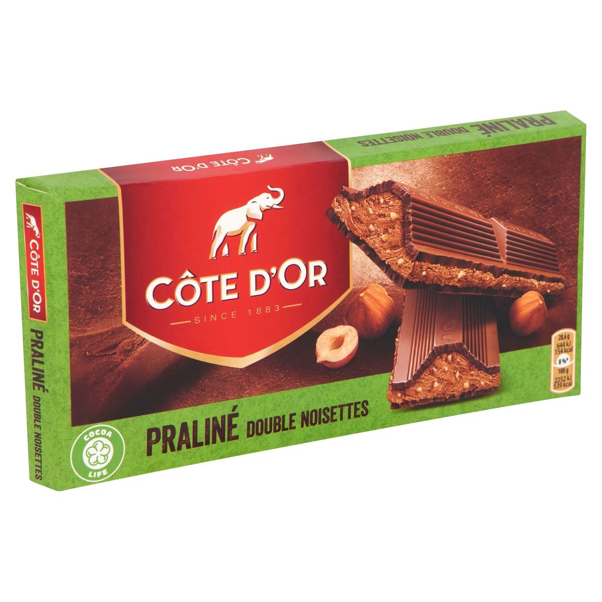 CÔTE D'OR Praliné double noisettes   28/12/24