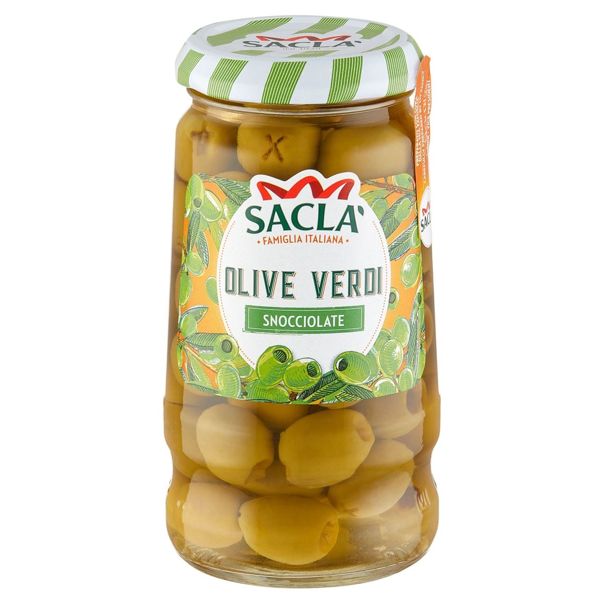 Sacla Olive Verdi Snocciolate 290 g