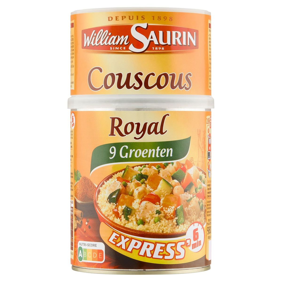 William Saurin Couscous Royal aux 9 Légumes 980 g