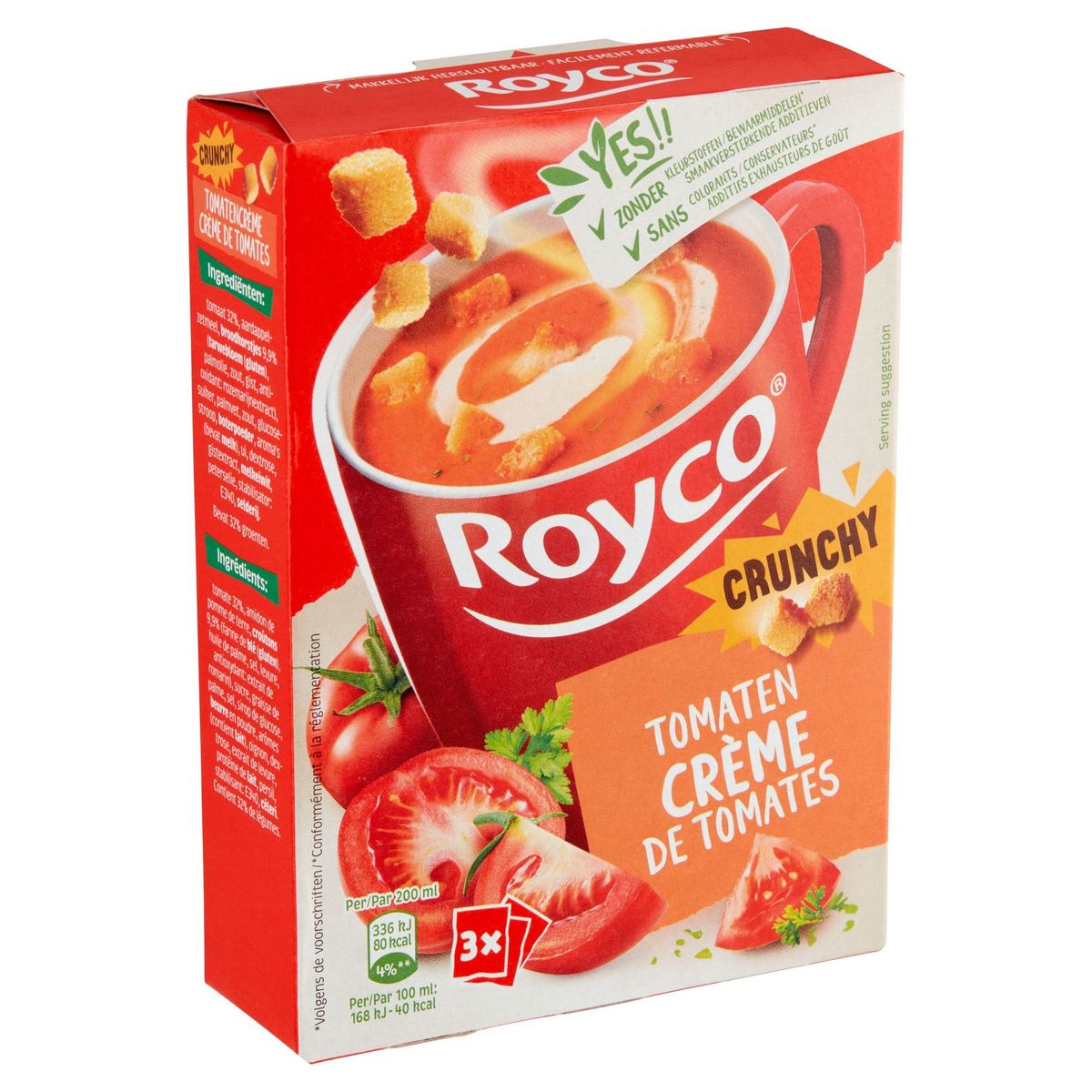 Royco Crunchy Tomaten Crème 3 x 18.1 g