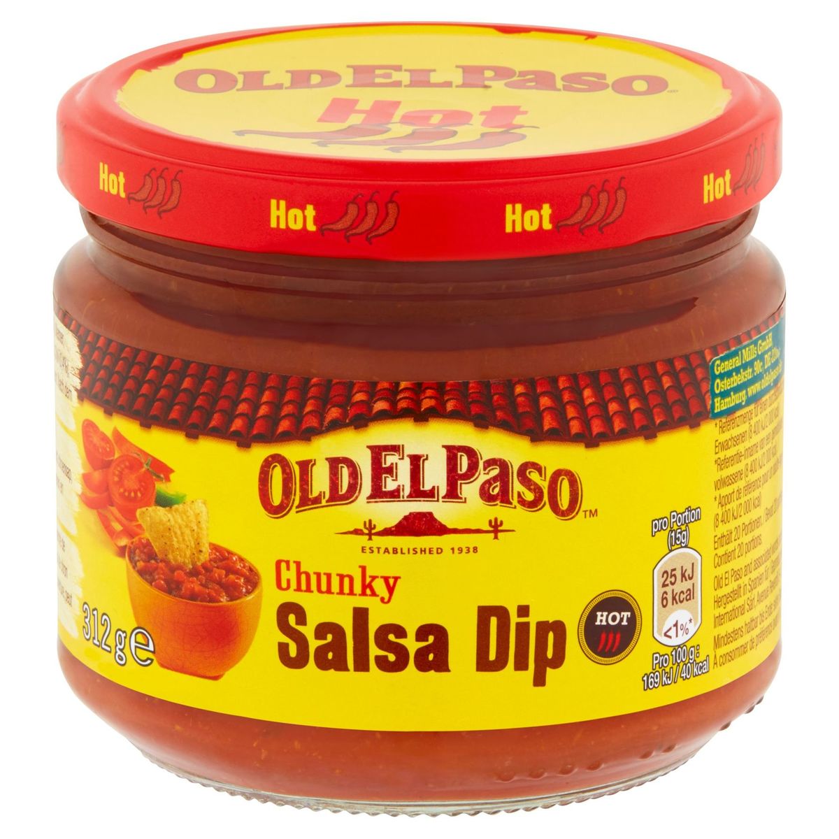 Old El Paso Chunky Salsa Dip 312 g