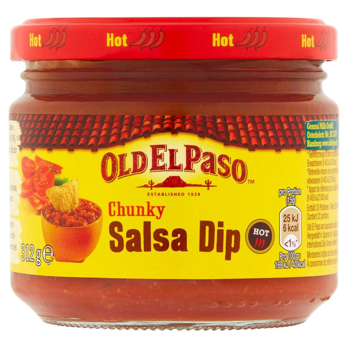 Old El Paso Chunky Salsa Dip 312 g