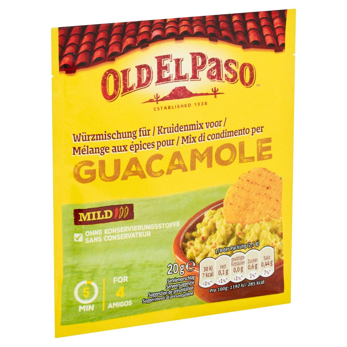 Old El Paso Mélange aux Épices pour Guacamole Mild 20 g
