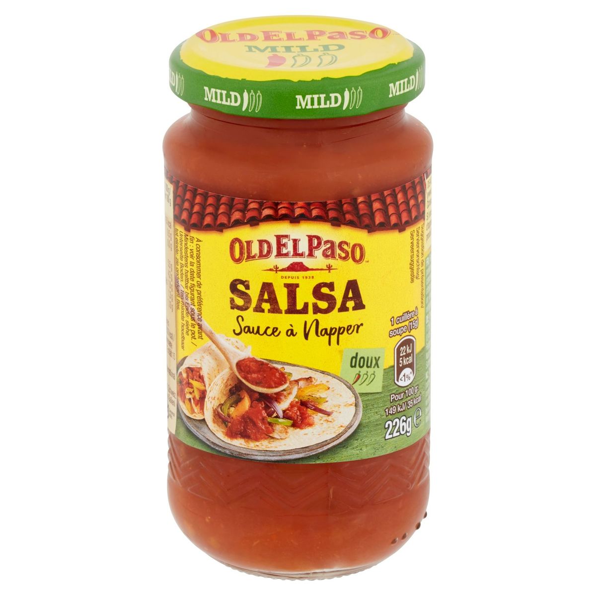 Sauce à Napper Old El Paso Chaude Ou Froide Old El Paso Salsa Sauce à Napper Doux 226 g | Carrefour Site