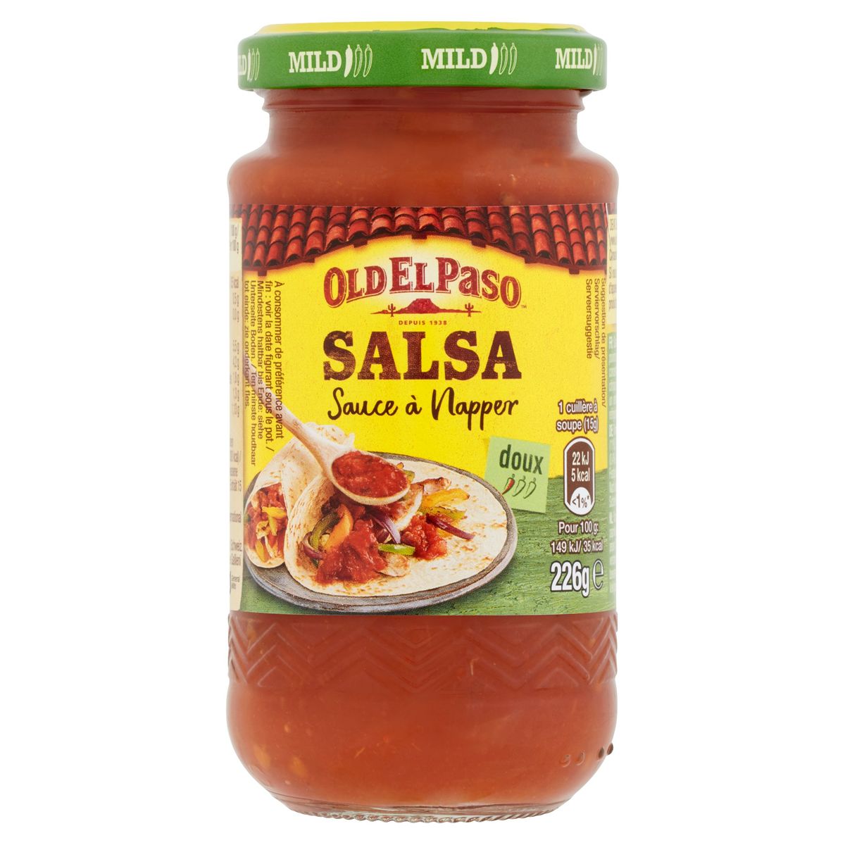 Old El Paso Salsa Sauce à Napper Doux 226 g