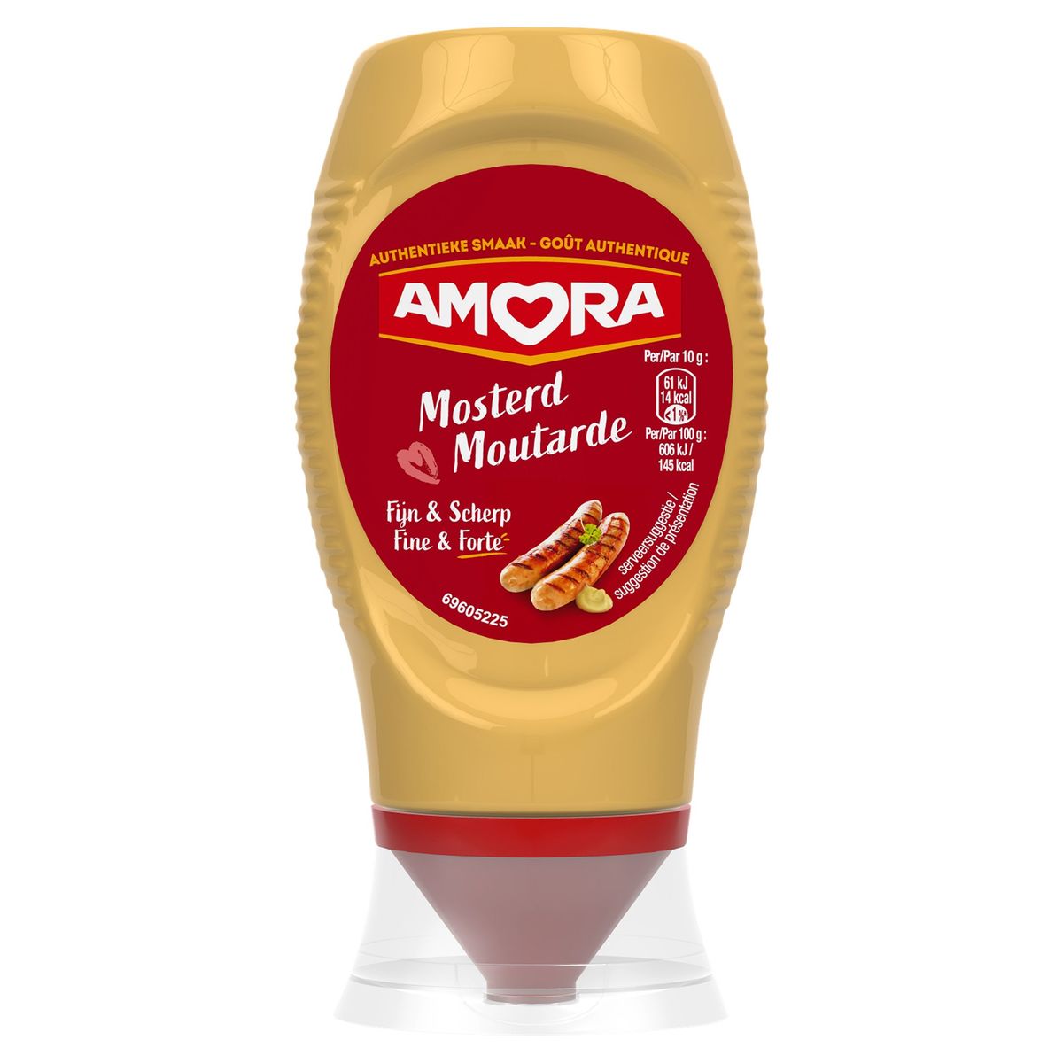 Amora Mosterd Fijn & Scherp 265 g