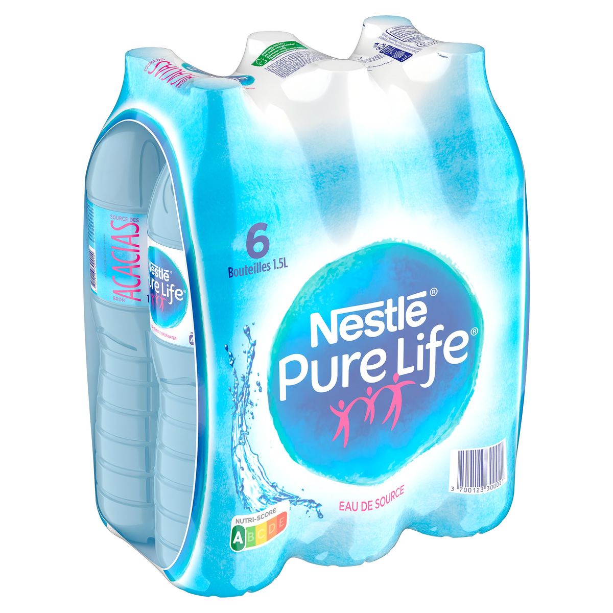 Nestle pure life eau de source naturelle non pétillante 6 x 1.5L