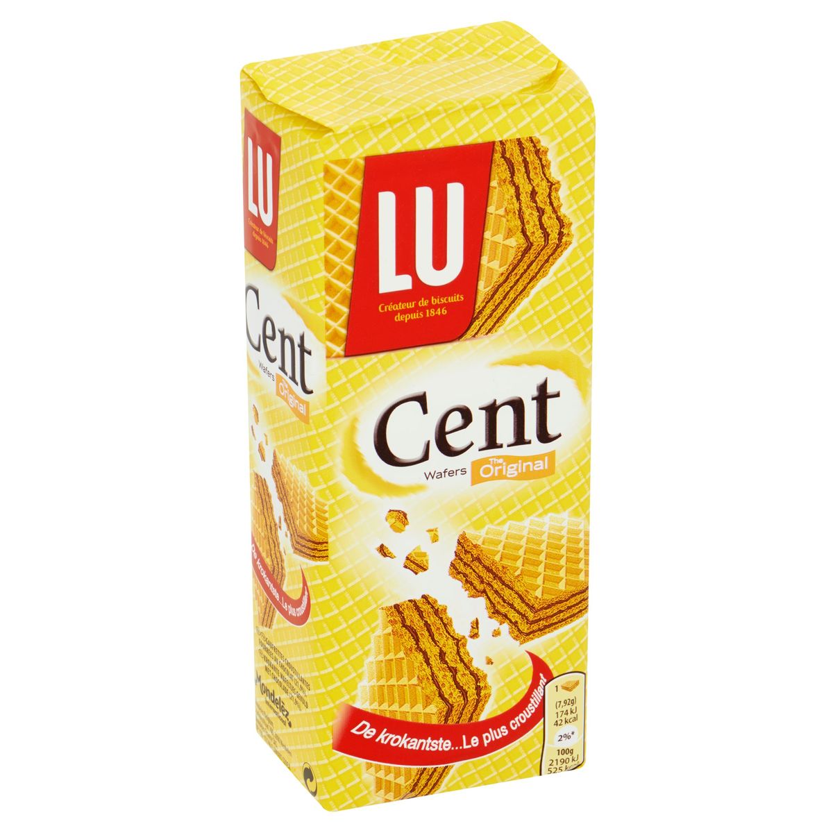 LU Cent Wafers Gaufres Biscuits Au Chocolat 190 g