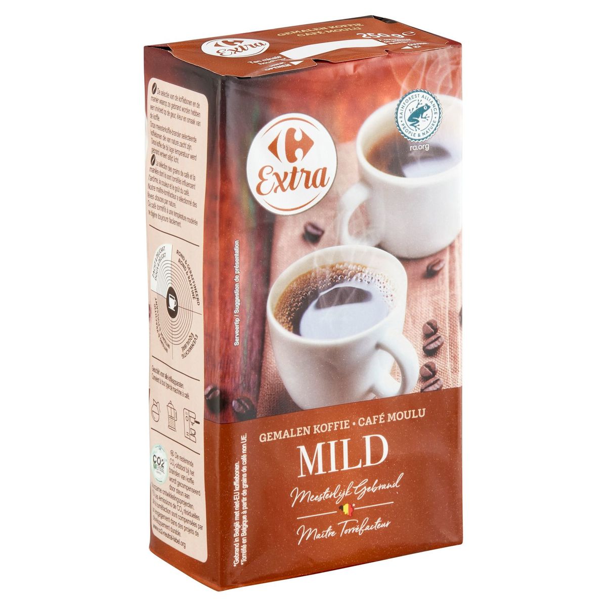 Carrefour Extra Gemalen Koffie Mild 250 g